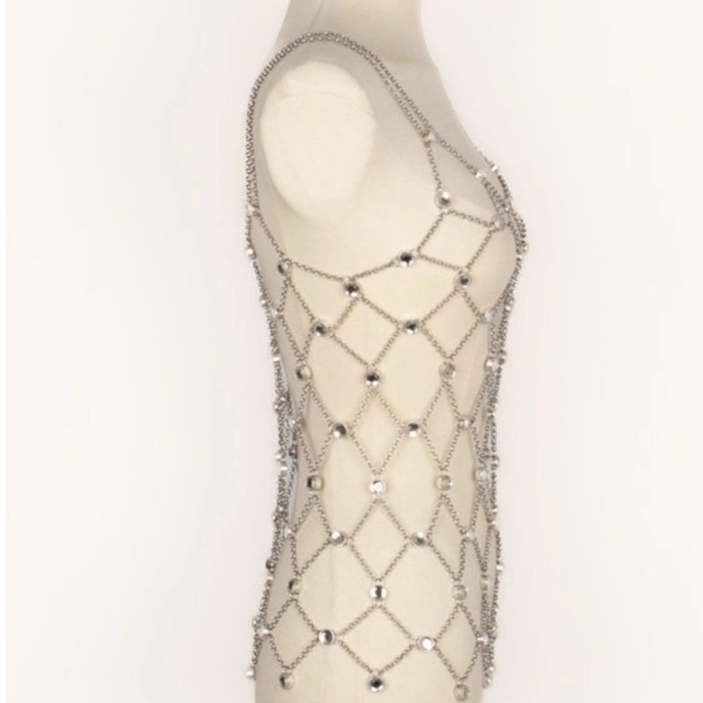Silver Chain crystals Paco Rabanne - Picture 6 of 8